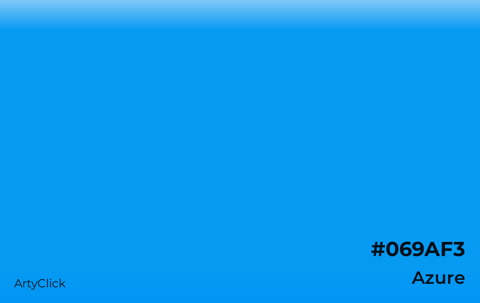 Azure #069AF3